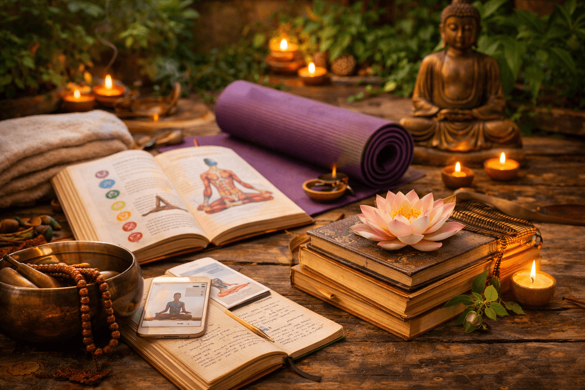 Organised Yoga Notes study materials for calm, structured Yoga learning