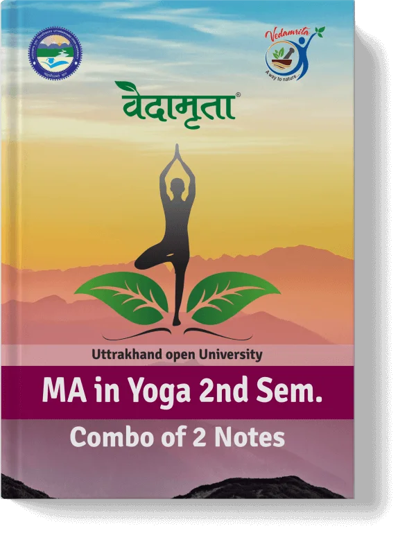 MA in Yoga 2nd Sem Combo Of 2 Notes