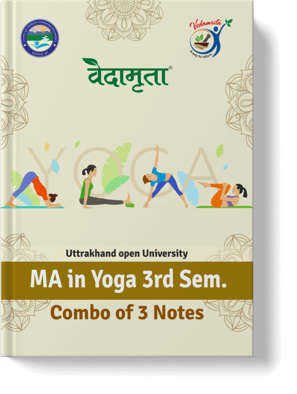 MA in Yoga 3nd Sem Combo Of 3 Notes